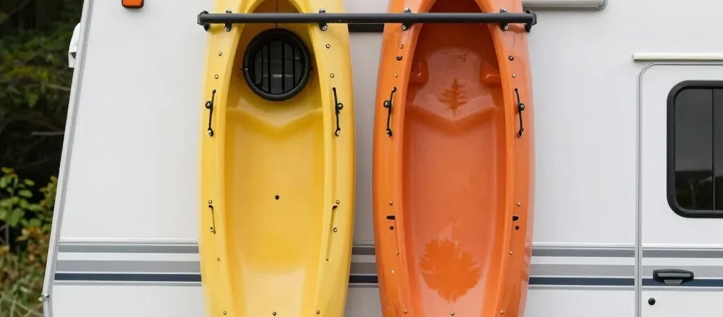 Securing Kayaks on Travel Trailers without Damaging Your Rig